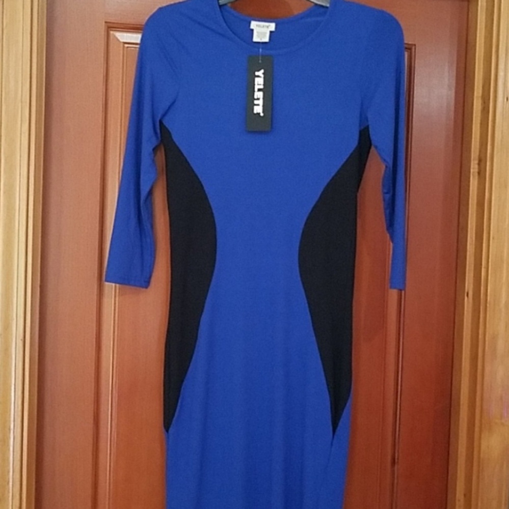 NWT SZ S BODY CONE DRESS BY YELETE